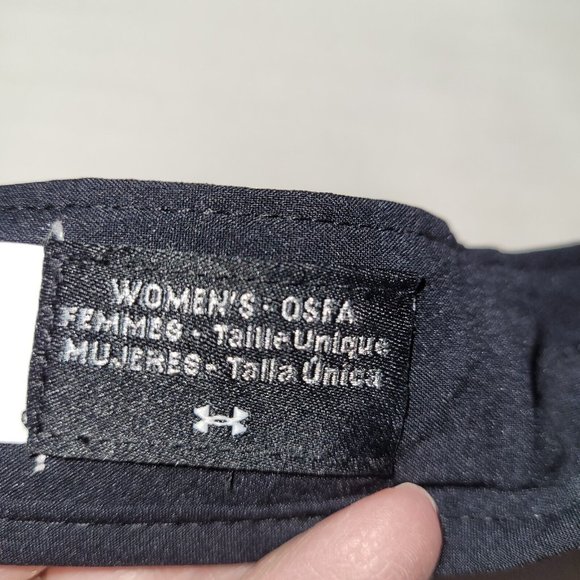 Under Armour Hat Womens OS Visor Blue Style 1295137 AP Logo Golf Tennis - Picture 6 of 10